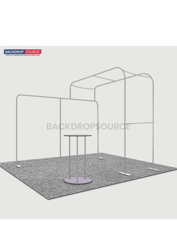 Modular L Arch TV Display Exhibition Kit for 3m Wide Booths