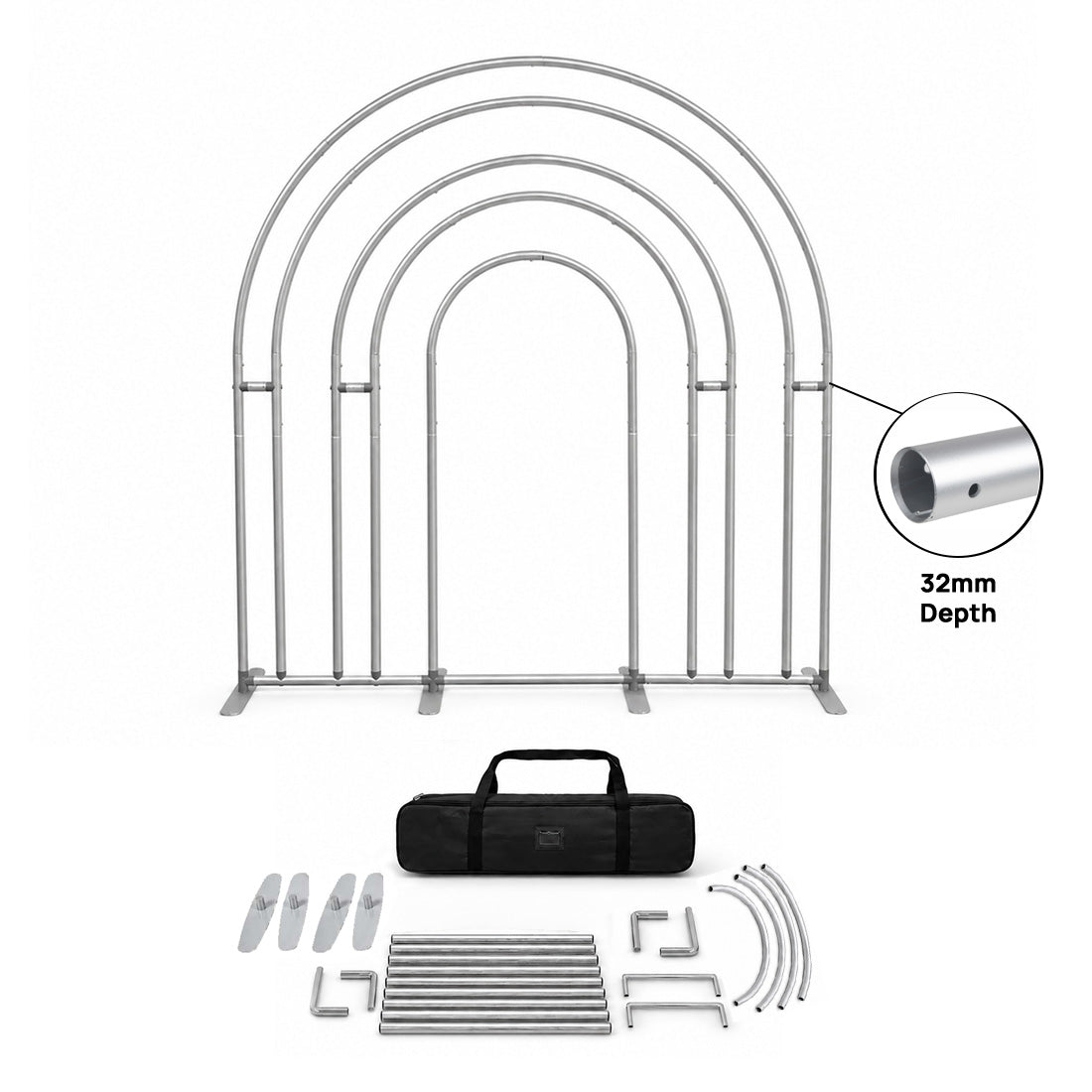 Multi-Tier Arch Event Backdrop