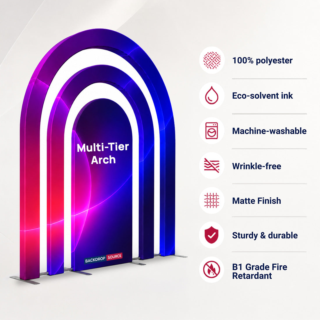 Multi-Tier Arch Event Backdrop