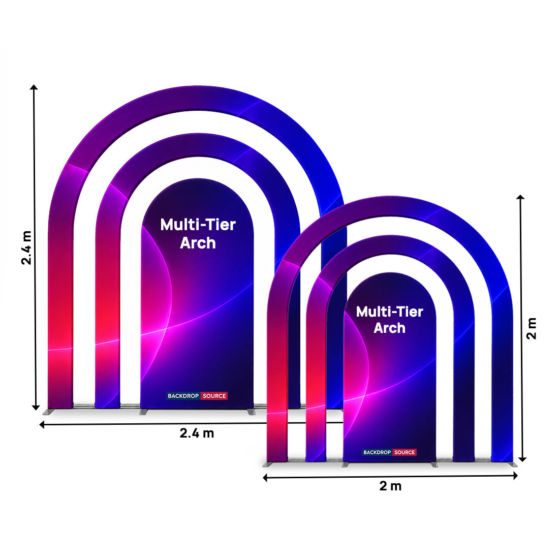Multi-Tier Arch Event Backdrop