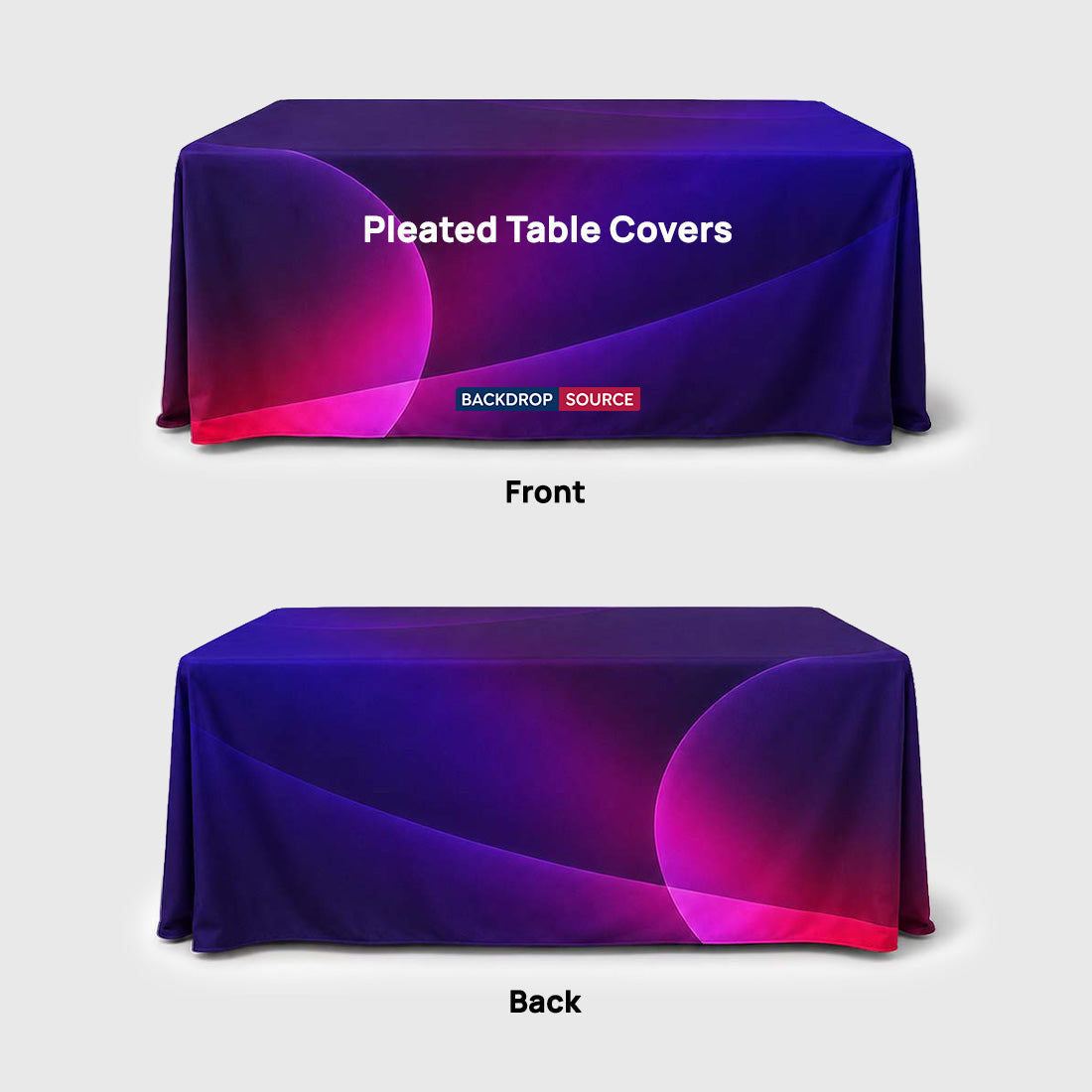 Pleated Table Covers