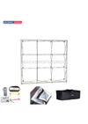 Portable Straight Pop-Up Wall with Shelves