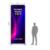 Portable 3.2m High Fabric Exhibit Display