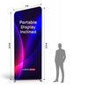 Portable Inclined Fabric Exhibit Display