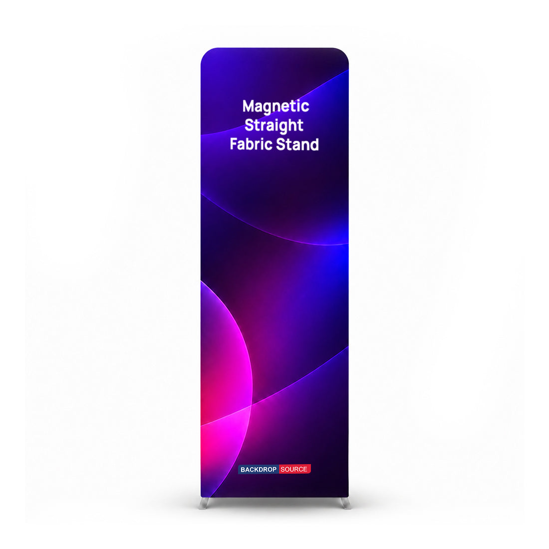 Magnetic Straight Fabric Banner Stand - included in Magnetic Fabric Banner Stand Exhibition Kit with L-Shaped Display