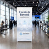 Portable Straight-Corner Fabric Exhibit Display