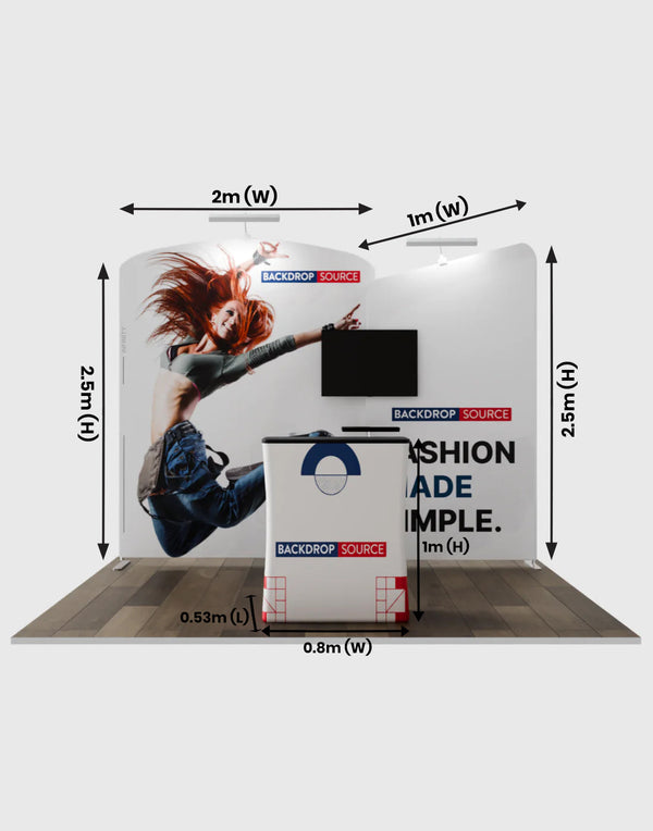 Portable Exhibit Display 3m x 3m - Model 5