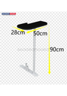3x3m Booth Kit with S-Curve Panel & Inclined Wall, Counter & TV