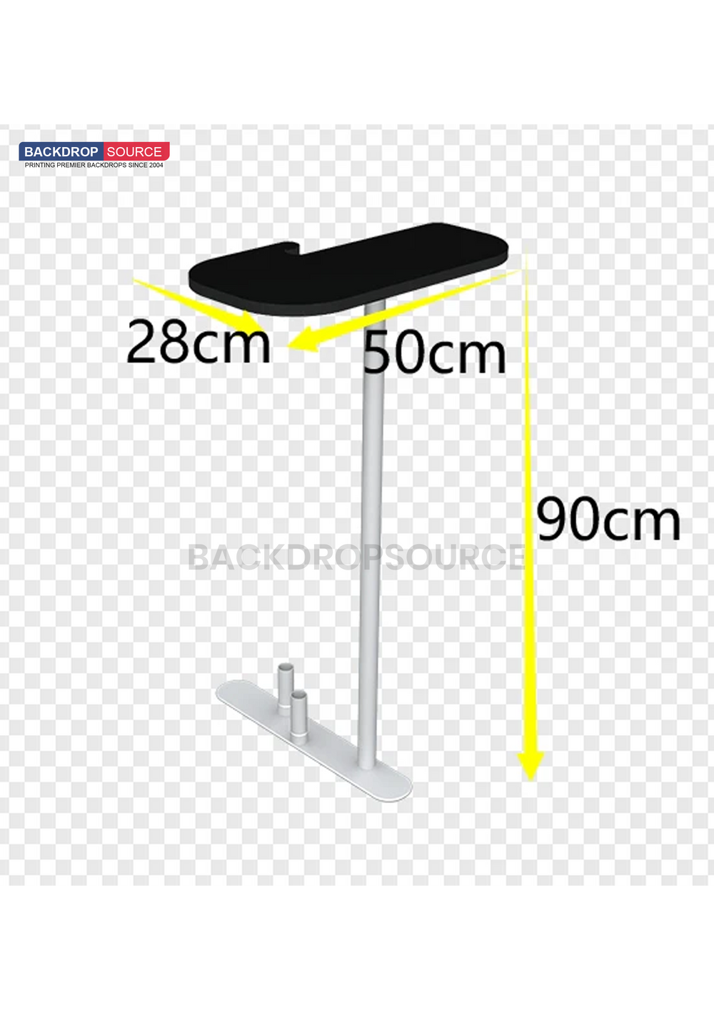 6x3m Booth Kit with Curved Centre Wall & Inclined Side Walls