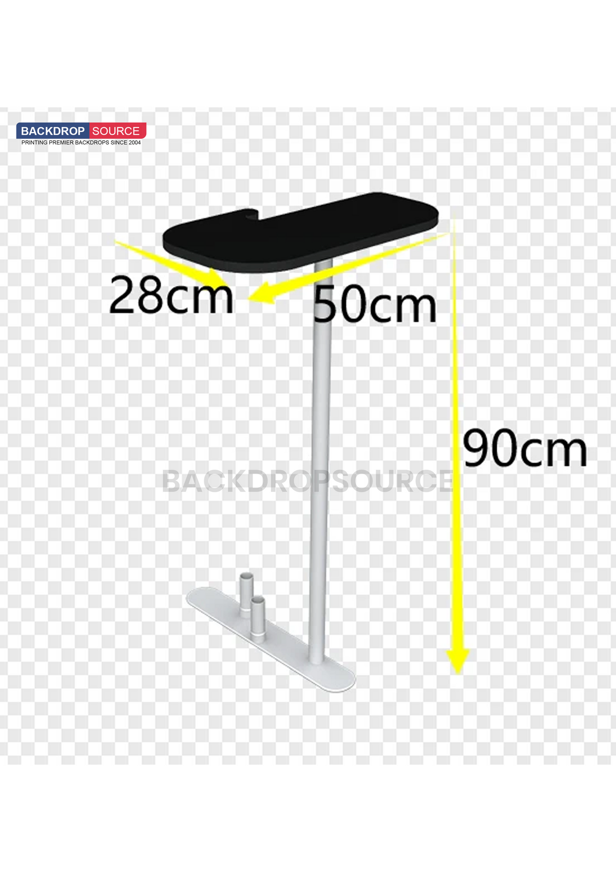 6x3m Booth Kit with Curved Centre Wall & Inclined Side Walls