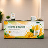 Premium Fabric Counter Display - 3m W