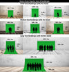 Chroma Green Wrinkle-Resistant Background