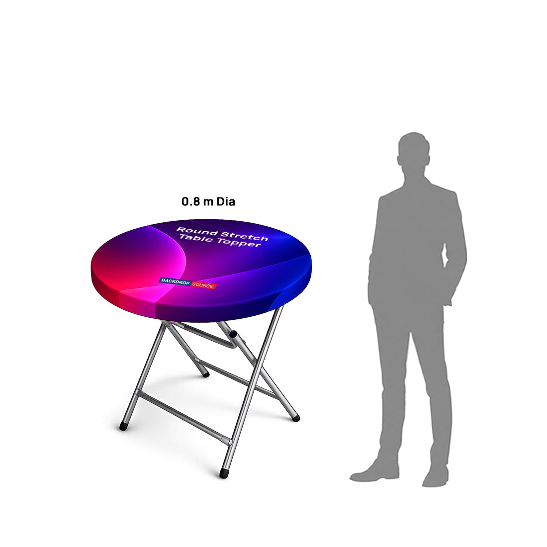 Round Stretch Table Topper