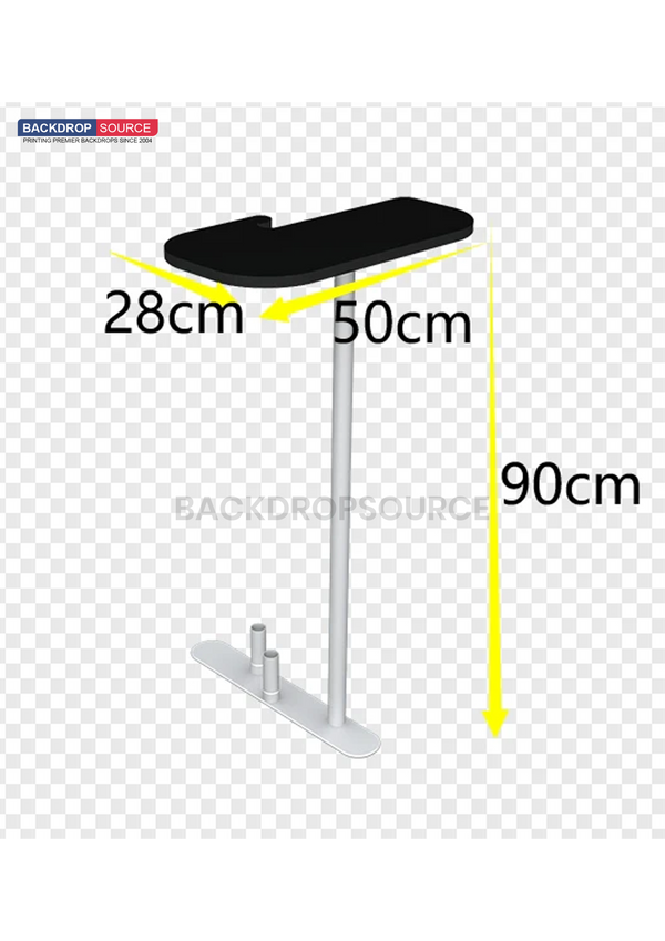 6m Straight Backdrop with Round Top Exhibition Kit