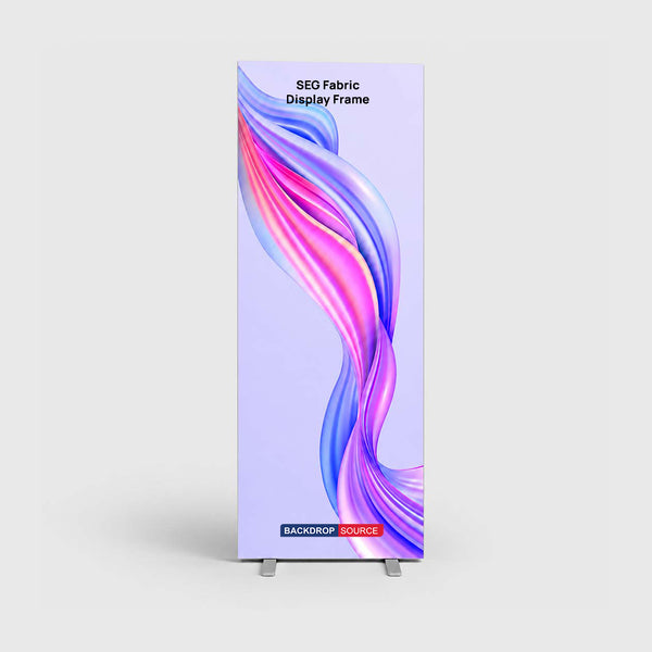 Non-Backlit SEG Fabric Display Frame - 80mm Depth Aluminum Profile