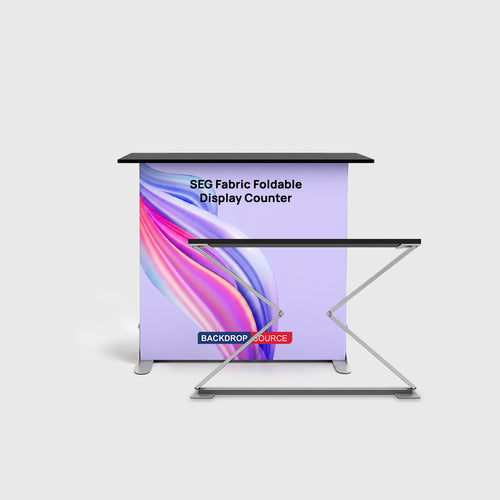 Non-Backlit SEG Fabric Foldable Display Counter