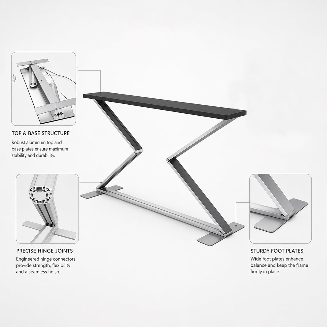 Non-Backlit SEG Fabric Foldable Display Counter