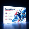 SEG Frameless  Fabric LED Light Box Display - 4m W x 2.5m H