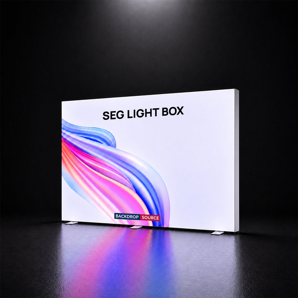 SEG Frameless Fabric LED Light Box Display - 3m W