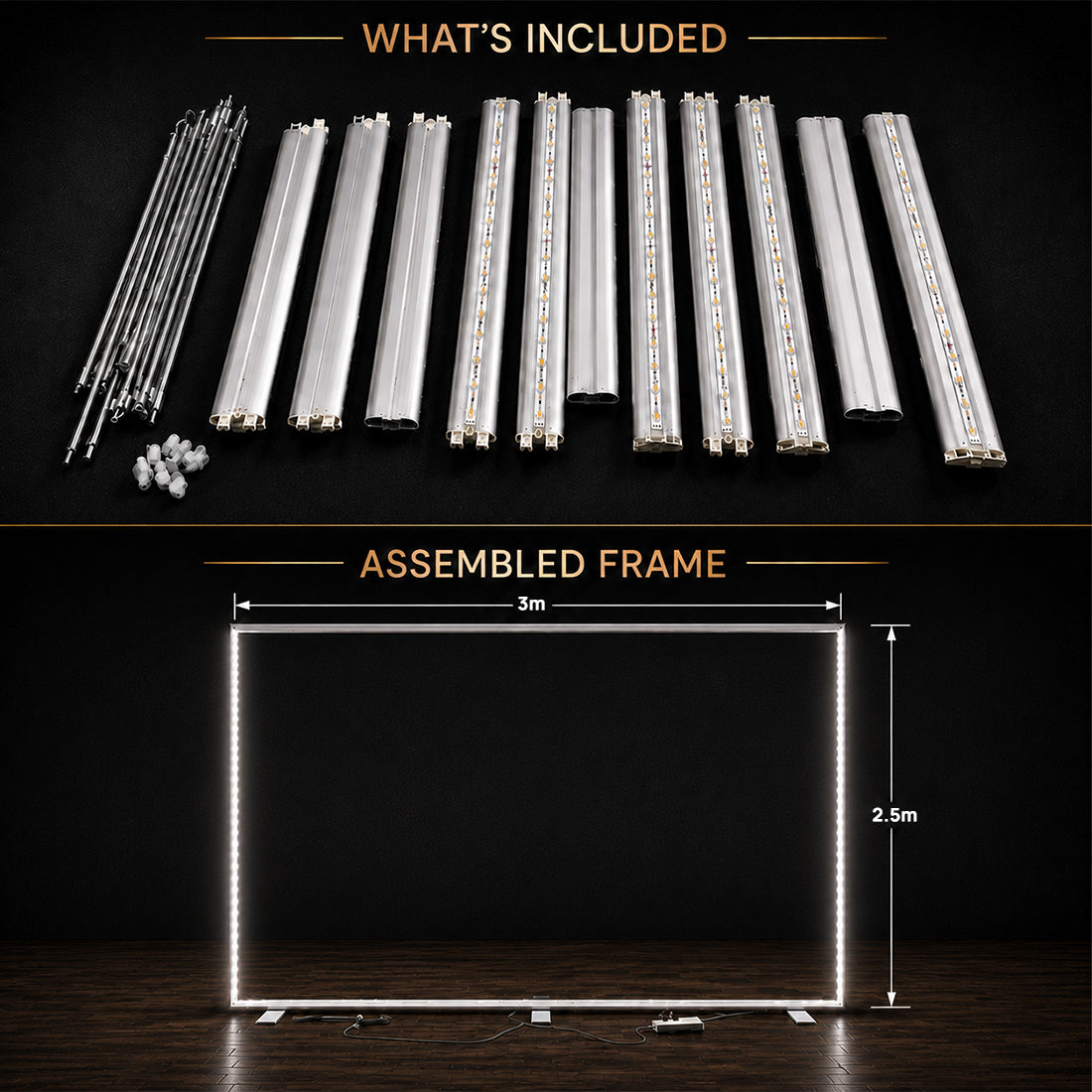 SEG Frameless Fabric LED Light Box Display - 3m W