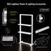LED light box with Shelves