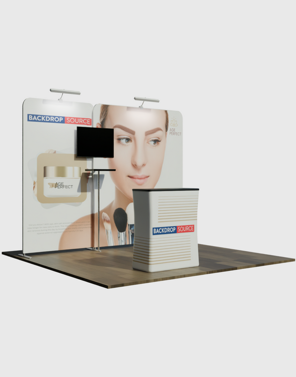 Portable Exhibit Display 3m x 3m - Model 1