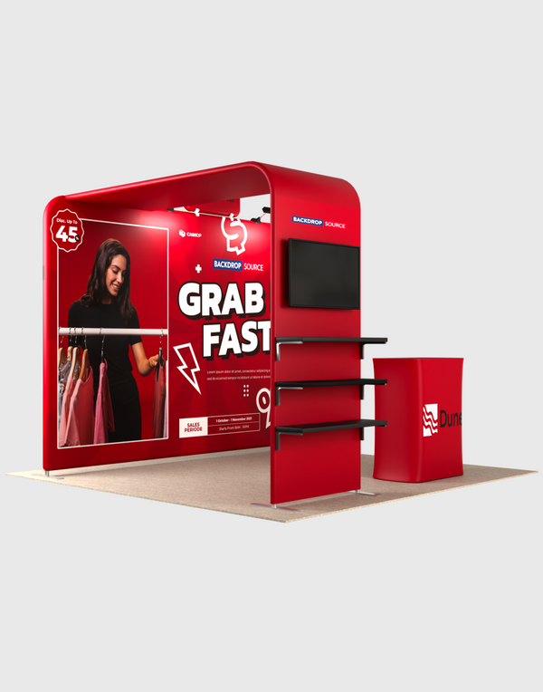 Portable Exhibit Display 3m x 3m - Model 17