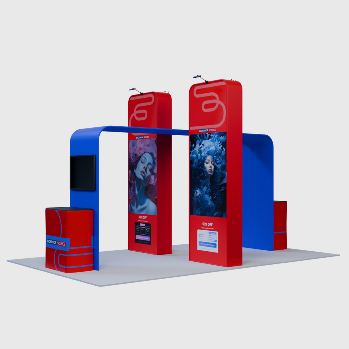 Event Arch Box The Elegance of 3D Boxes and Square Arch | Reconfigurable Event Space ...