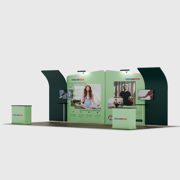 Portable Exhibit Display 6m x 3m - Model 3