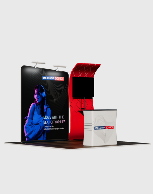 Portable Exhibit Display 3m x 3m - Model 12