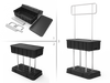Convertible Podium Case with Header