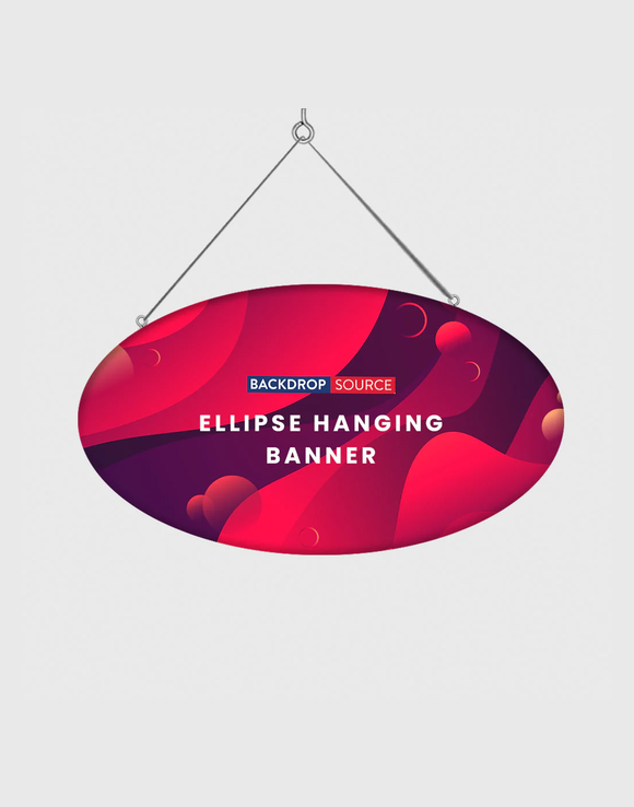 Sky Tube Ellipse Hanging Banner
