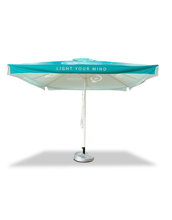 Square Market Umbrellas With Valances  – 3m x 3m