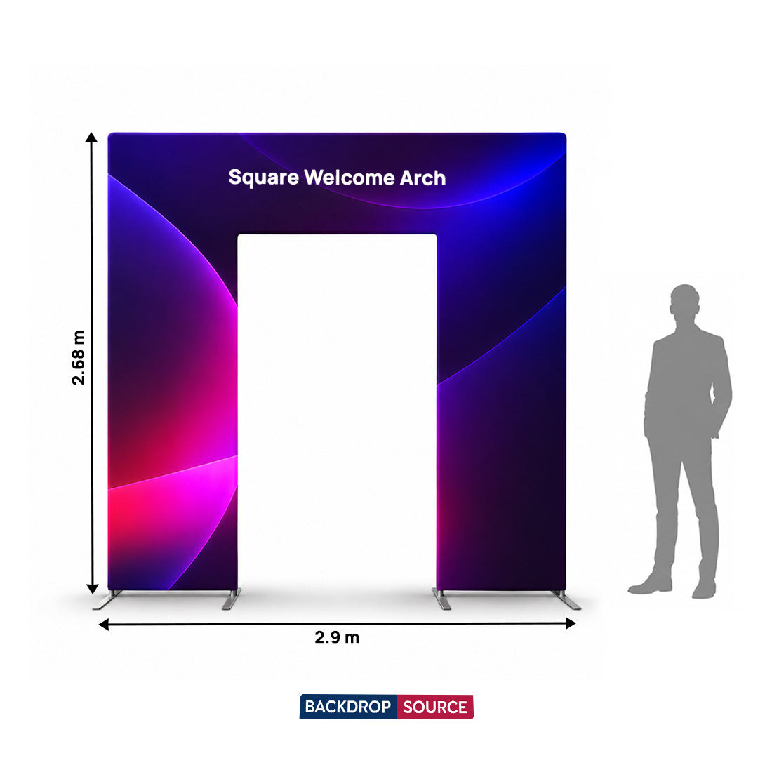 Square Welcome Arch Stand