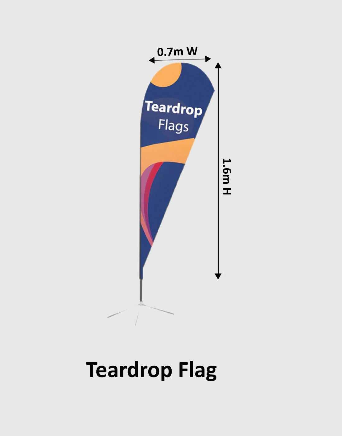 Teardrop Flag