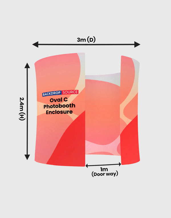The Oval C Photobooth Enclosure
