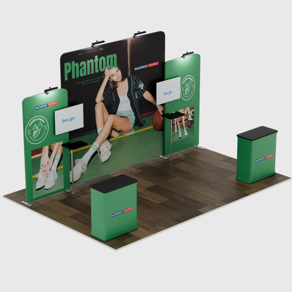 Portable Exhibit Display 6m x 3m - Model 5