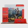 3x3m Starter Booth Kit with Backwall, Banner Stand & Table Cover