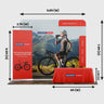 3x3m Starter Booth Kit with Backwall, Banner Stand & Table Cover