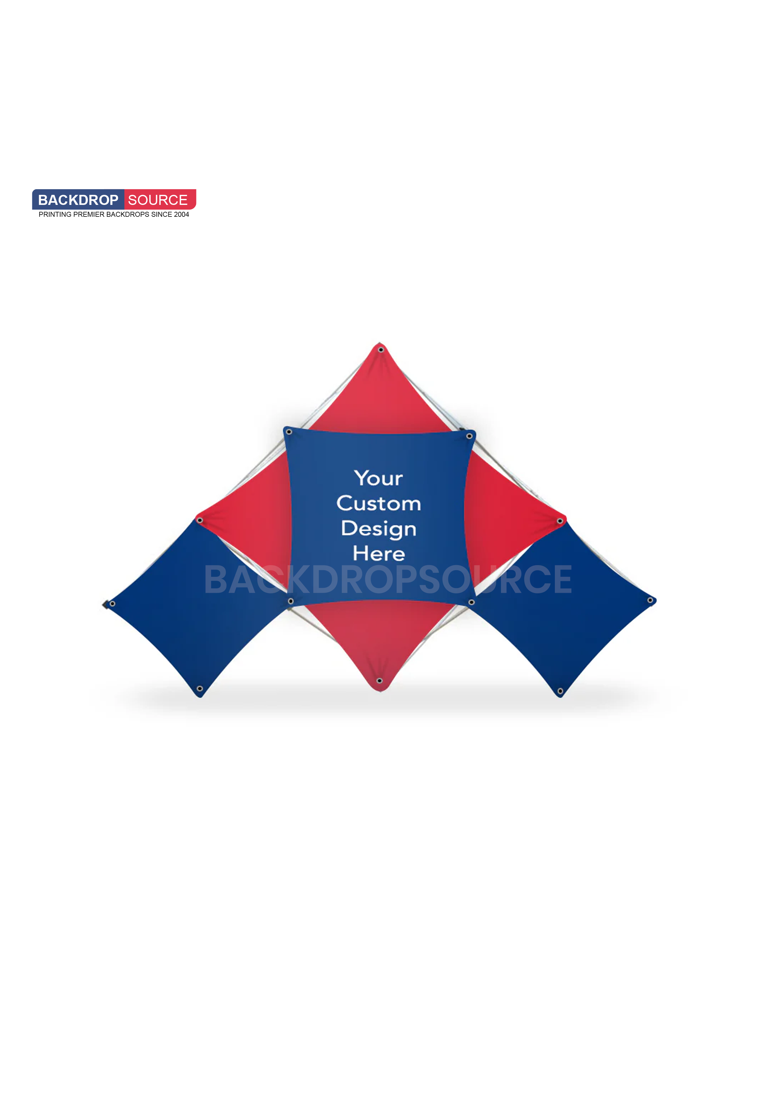 Triangular Medium Pop-Up GeoMetrix Grid Display | Trade Show Stand ...