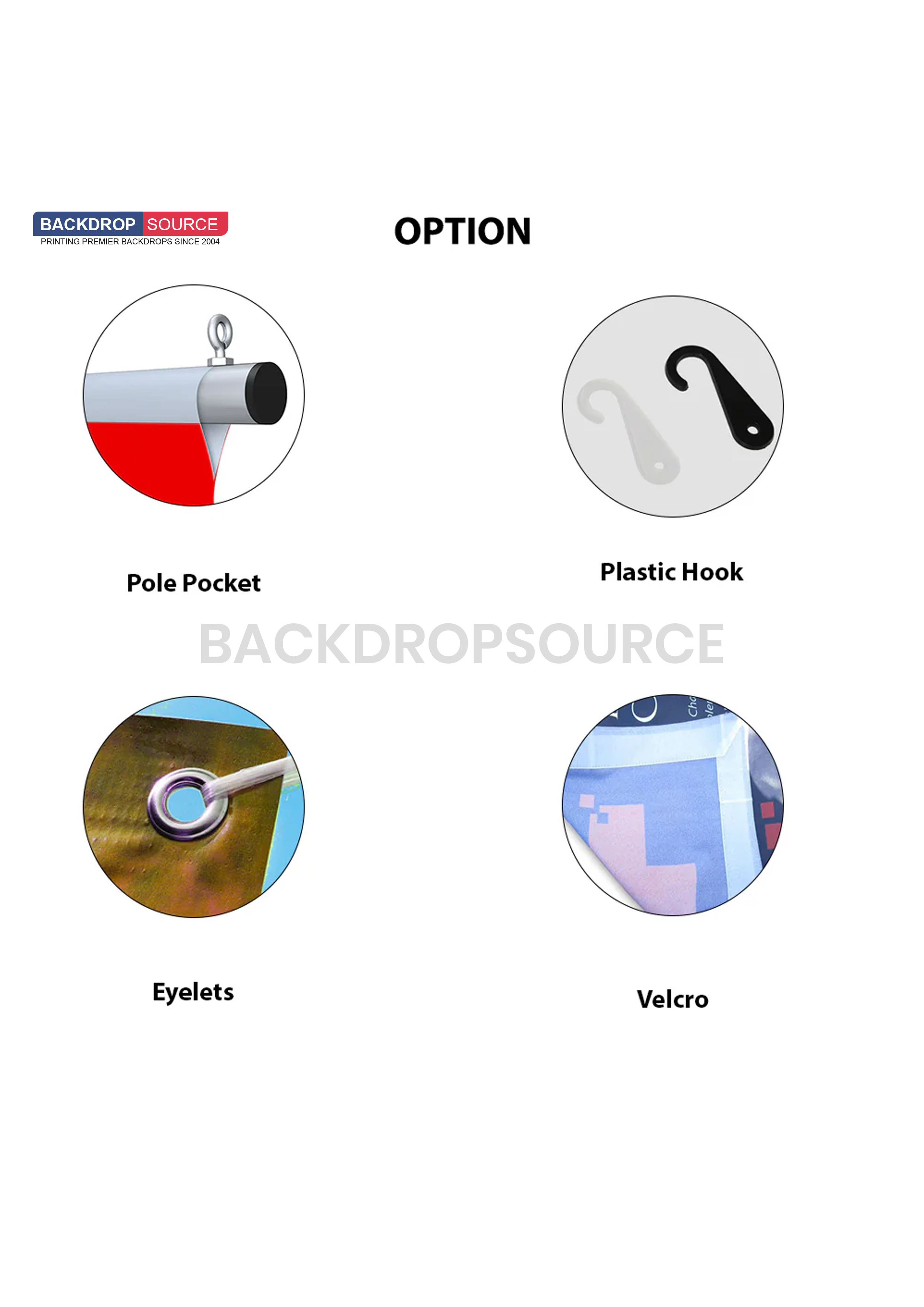 Ultra Sheer Fabric Backdrop Printing