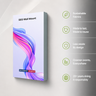 Non-Backlit Wall-Mounted SEG Fabric display - 100mm Depth