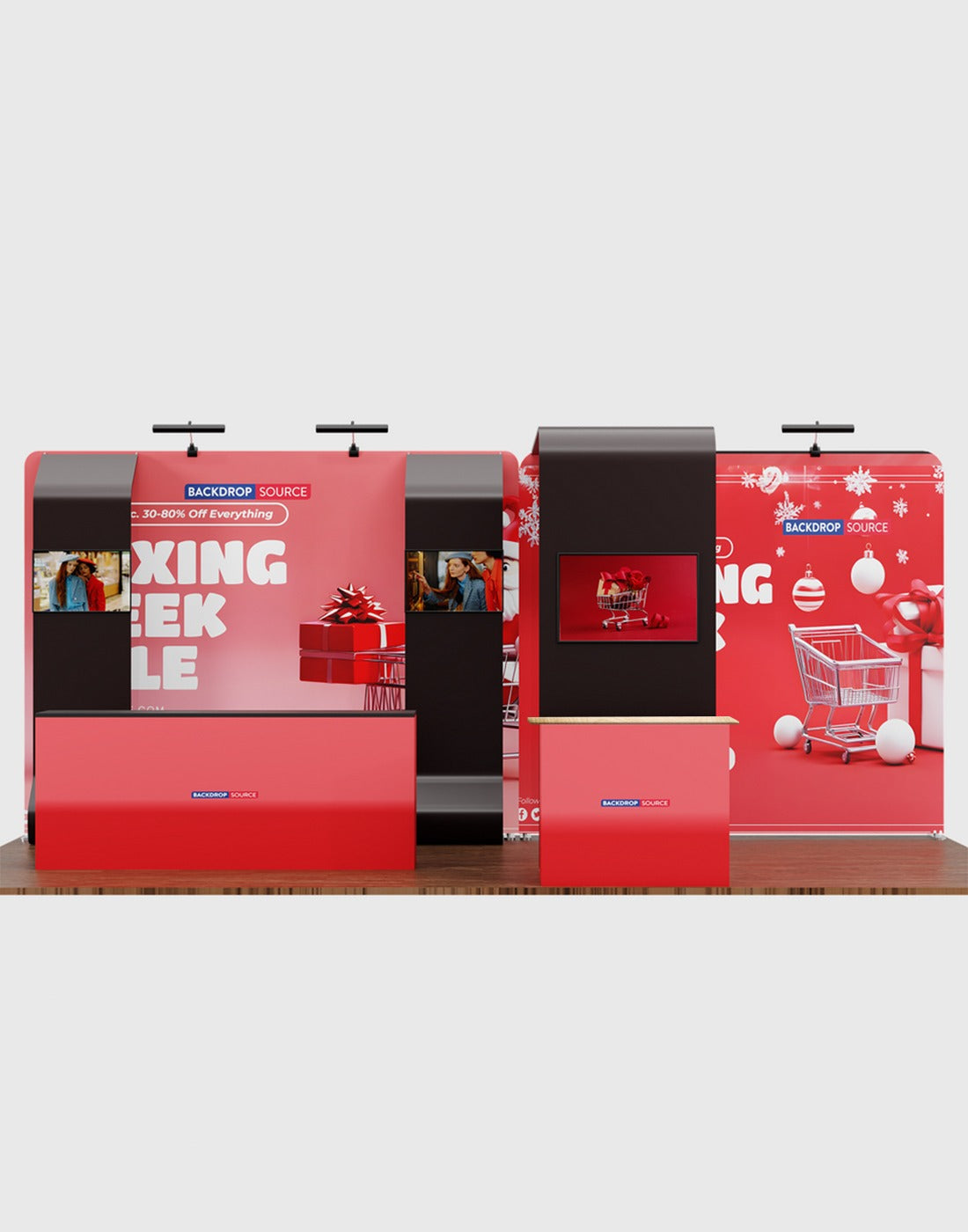 Portable Exhibit Display 6m x 3m - Model 20