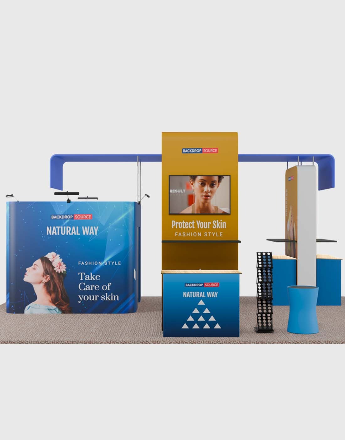 Modular Booth Kits 6m x 6m - Model 12