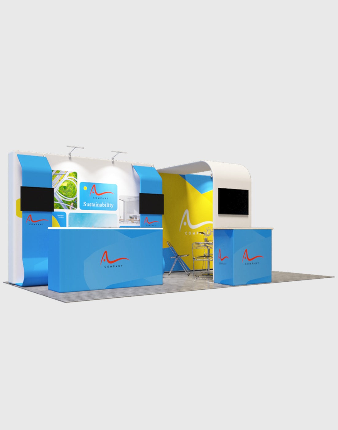 Portable Exhibit Display 6m x 3m - Model 20