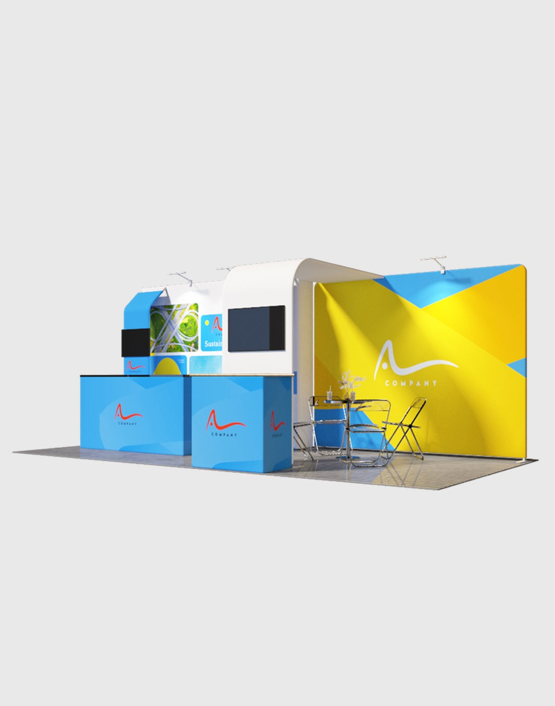 Portable Exhibit Display 6m x 3m - Model 20