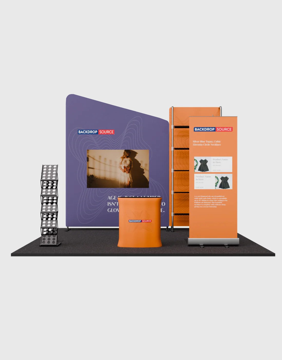 Portable Exhibit Display 3m x 3m - Model 18