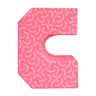 Freestanding 3D Alphabet Stand