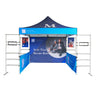 3m x 3m Fabric Canopy Kit A5 with TV Racks & Display Shelves
