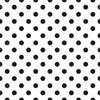 Black Polka Dots on White Background Print Photography Backdrop